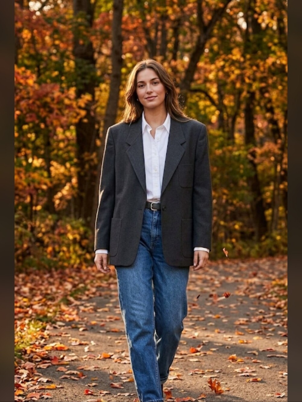 EVAN PICONE  Gray Blazer Size:  16